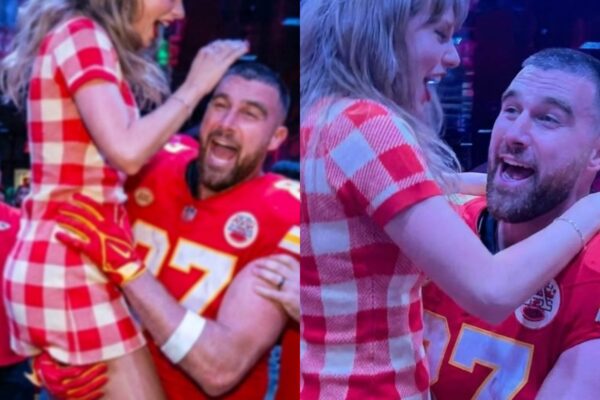 TAYLOR SWIFT BREAKS NFL PROTOCOL TO LEAP INTO TRAVIS KELCE’S ARMS AFTER 31-10 WIN! Watch the rare 2-minute postgame moment now!