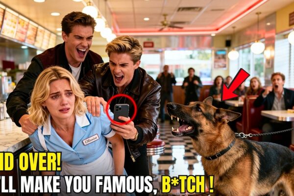 “BEND DOWN, SL*T.” They Filmed a Prank on Quite Waitress — Until the SEAL’s K9 Snatched the Phone 