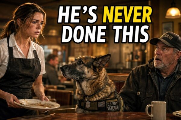 “That Dog is Just a Service Animal,” He Warned the Waitress— Then His Own K9 Proved Him Wrong 