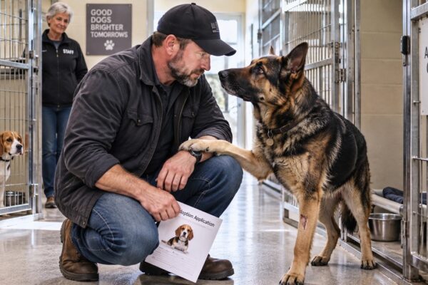 A Former Navy SEAL Asked for a Beagle — Then the Unwanted German Shepherd Chose Him 