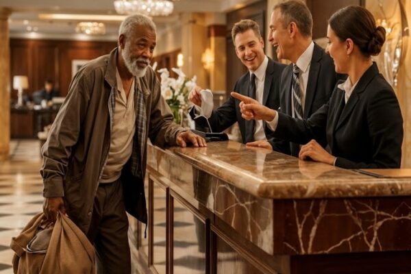 Black Homeless Man with a Sack Enters Hotel Claiming Ownership—They Laughed Until They Regretted It!