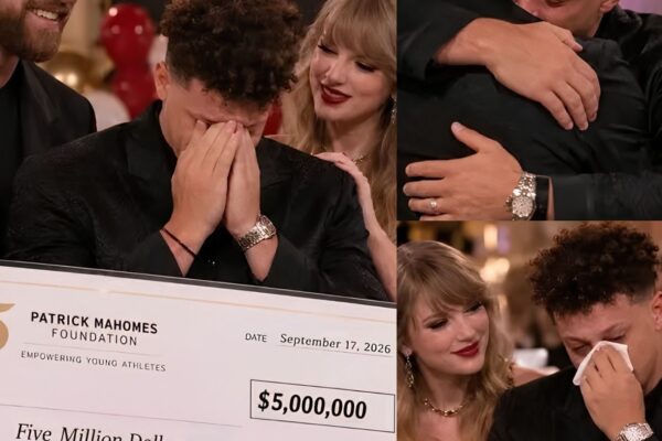 “GREATEST BIRTHDAY PRESENT EVER!” KELCE & TAYLOR SWIFT SURPRISE MAHOMES WITH $5M FOUNDATION! Did an extraordinary $5M birthday gift for youth athletes leave Patrick Mahomes completely overcome with emotion?