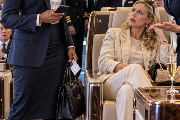 White Passenger Takes a Black Woman CEO’s Seat — Seconds Later, the Entire Flight Is Grounded