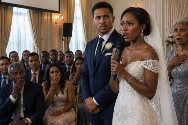 An hour before the wedding, I overheard my fiancé whispering to his mother, “I don’t care about her – I only want her money.” I wiped away my tears, walked up to the altar, and instead of saying “I do,” I said something that made my mother-in-law clutch her chest right there in the hall…