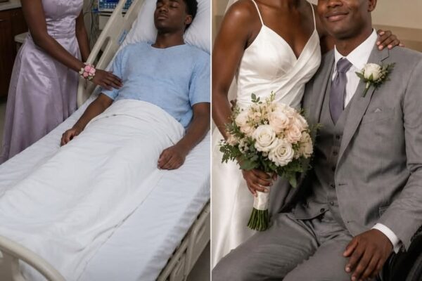My high school sweetheart fell into a coma a day before our prom night—on our fifth wedding anniversary, he took my hand and whispered, “It’s time you knew what really happened to me.”