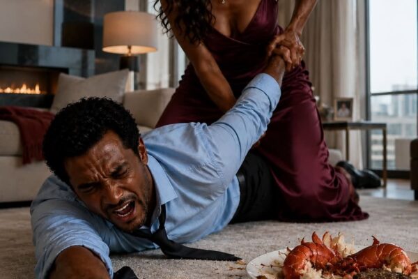 Barely three days after our wedding, just because dinner was running a little late, my husband kicked the dining table over and screamed that a woman needs to be hit to learn her place. I laughed, picked up a piece of broken plate, and told him: go ahead and try it.
