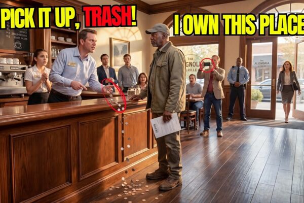 Manager Threw a Black Man’s Change on the Floor: “Pick It Up” — He Was the Restaurant’s New Owner