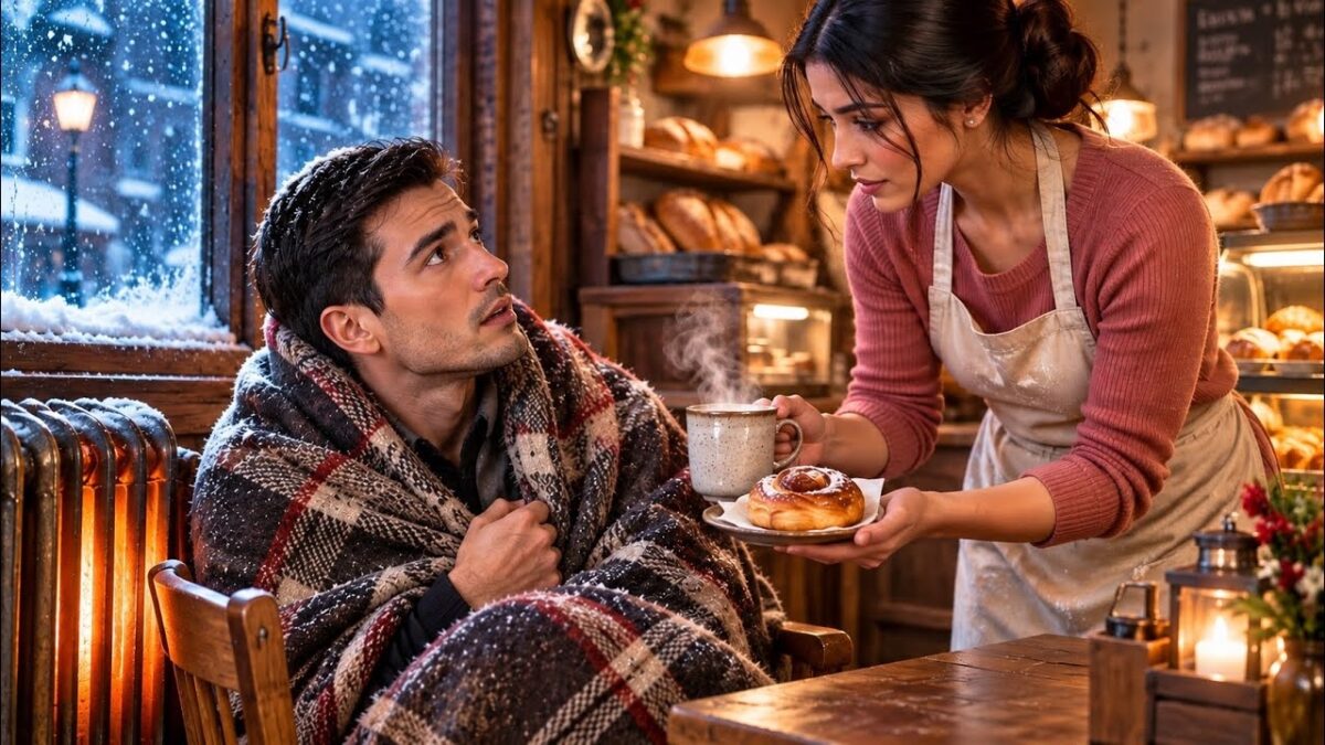 She Saved a Freezing Stranger in Her Bakery—Not Knowing He Owned Half the City
