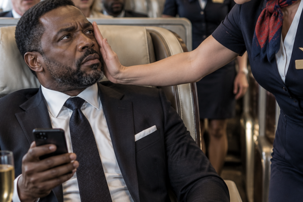 Flight Attendant Slaps Black Man in First Class — Then Freezes When He Reveals He’s the New CEO