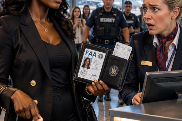 Gate Agent Calls Security on Black Woman Then Her FAA Credentials Freeze the Airport 