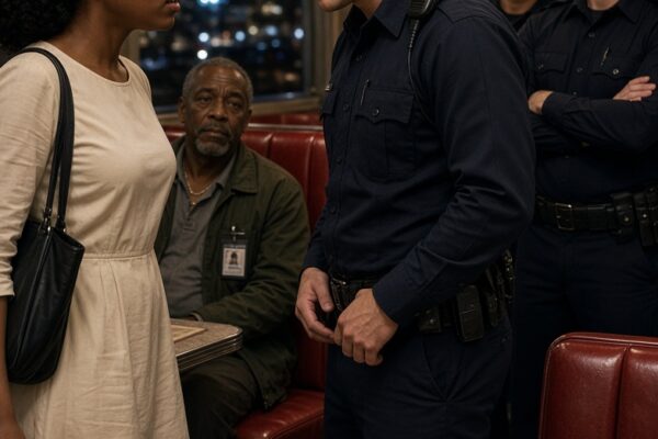 Young Cops Pulled Up a Black Girl’s Dress in a Diner—Unaware Her Ex-FBI Agent Dad Sat Behind Them 