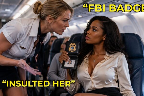 Flight Attendant Mocks Black Passenger Then Panics When She Reveals Her FBI Badge 