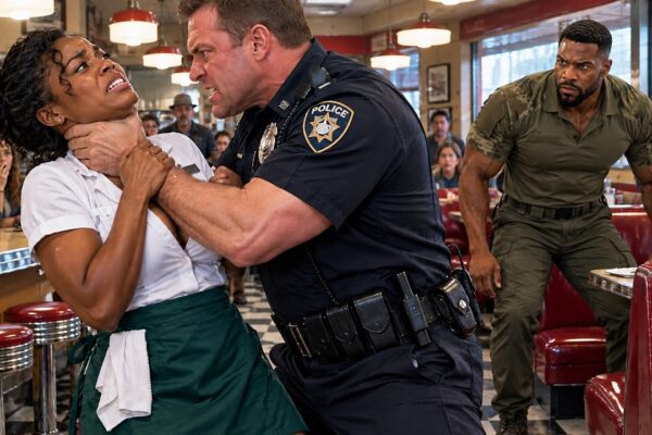 A Cop Choked Black Waitress at a Diner —Then the Man Behind Him Stood Up