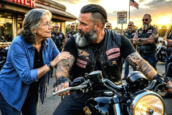 “Can I Ride With You?” a Limping 72 Year Old Widow Asked a Hells Angels Biker — Then This Happened