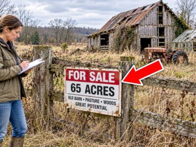 She Bought an Abandoned 65 Acre Farm — What She Found 1 Year Later SHOCKED THE ENTIRE TOWN