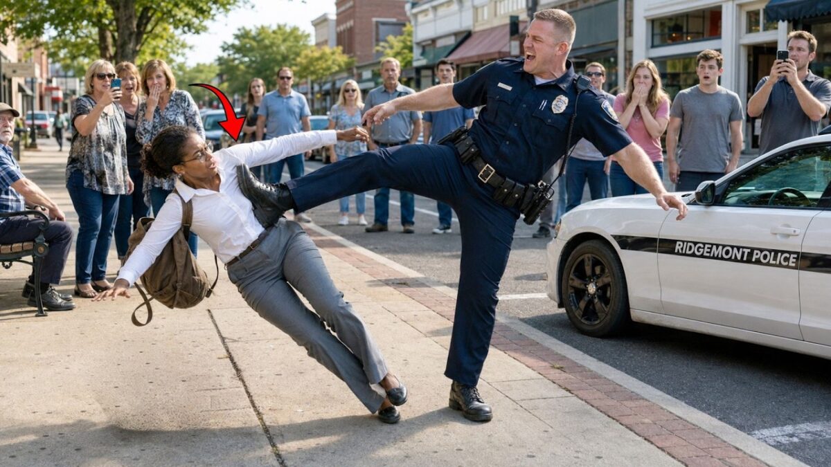 Cop Kicked a Black Woman Into the Gutter, Laughing —Hours Later He Was Begging Her for Mercy 