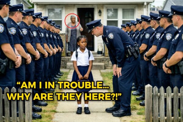 Black Little Girl Gave Starving Man Last Sandwich — Next Day 50 Police Officers Lined Up at Her Door 