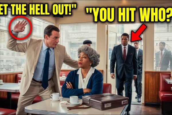 Bully Slapped an Elderly Black Woman in a Diner — Not Knowing Her Son Was the Mafia Boss!