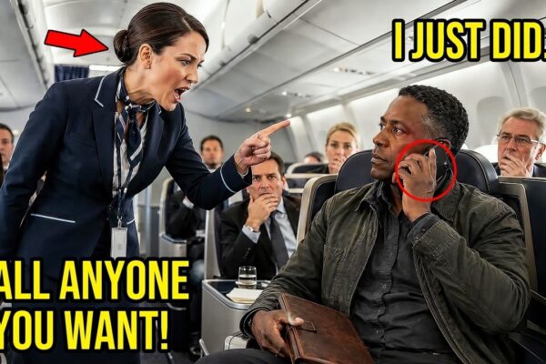 Black Billionaire Slapped by Flight Attendant — One Call Leaves the Entire Cabin Frozen