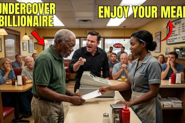 Undercover Billionaire Orders Food At His Diner — Then Black Waitress Wrote 3 Words, He Froze