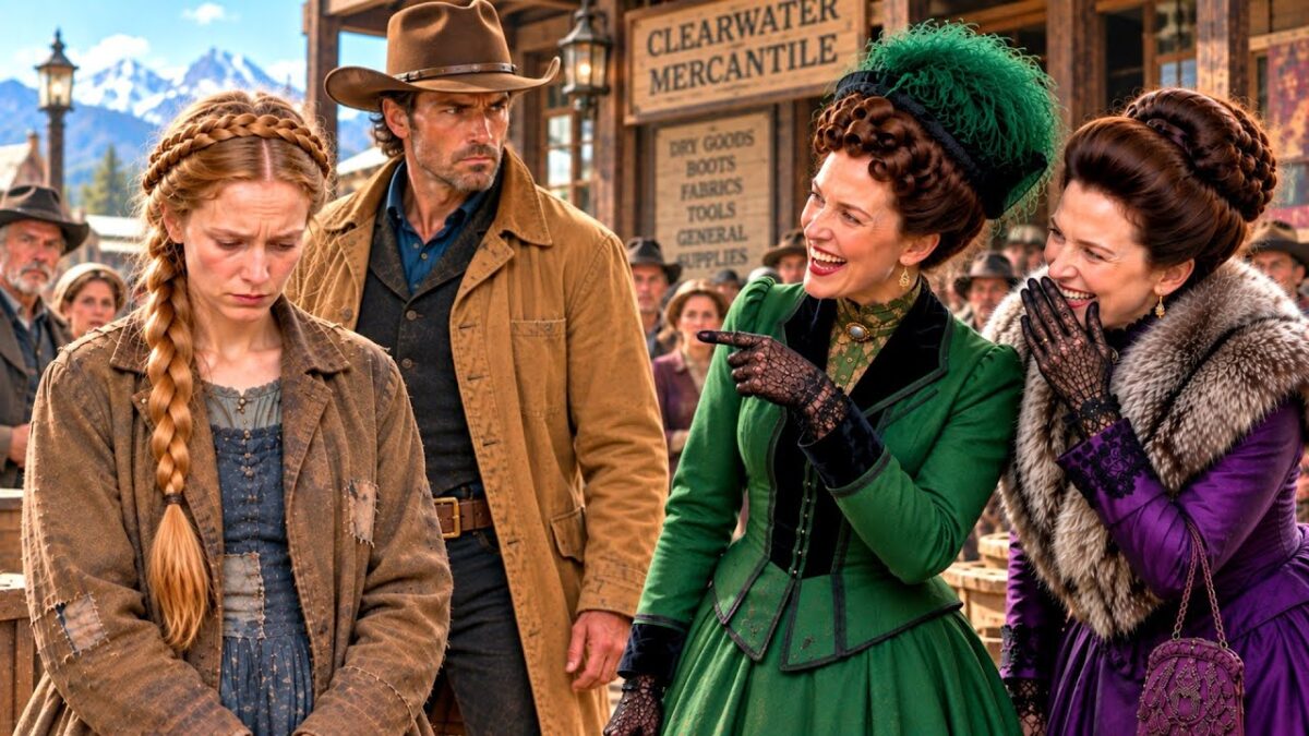 Millionaire Cowboy Heard Them Laugh at Widow’s Old Dress—His Next Move Silenced Everyone