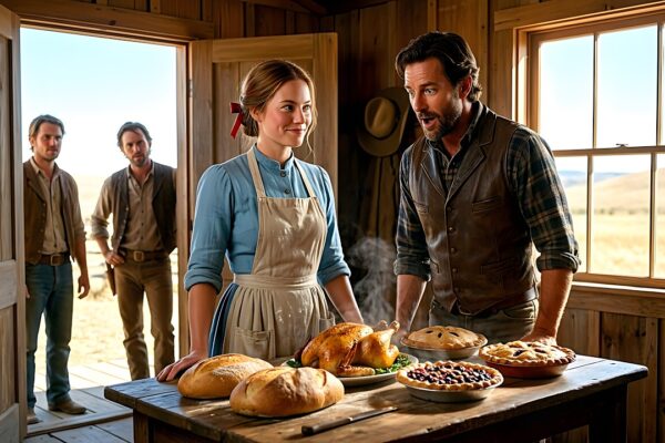 Nobody Warned Him His Quiet Bride Could Cook—Now His Ranch Hands Won’t Eat Anywhere Else 