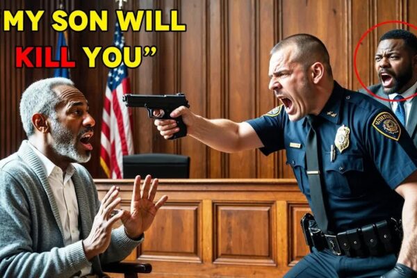Cop Pulls Gun On Black Man In Court, Unaware His FBI Son Is Watching