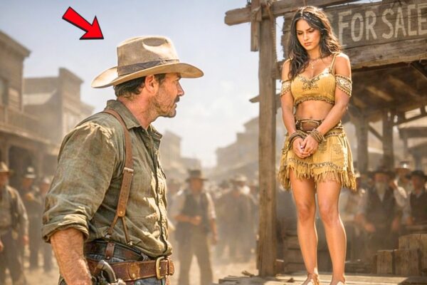 “Take Me Instead, Cowboy” — The Most Beautiful Apache Girl Spoke, And The Entire Market Went Silent 