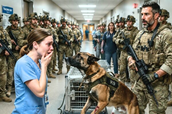 A Navy SEAL Gave His K9 To A Quiet Nurse — Then The Dog Revealed Her Secret Combat Past