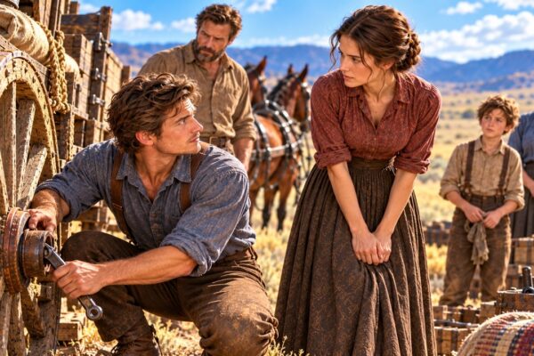 He Fixed Their Wagon and Left — But the Road Kept Bringing Him Back to Her 