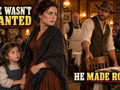 “No One Wants Us Here,” the Single Mother Whispered… The Rancher Said, “Sit With Me” 