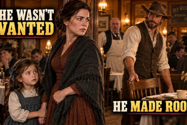 “No One Wants Us Here,” the Single Mother Whispered… The Rancher Said, “Sit With Me” 