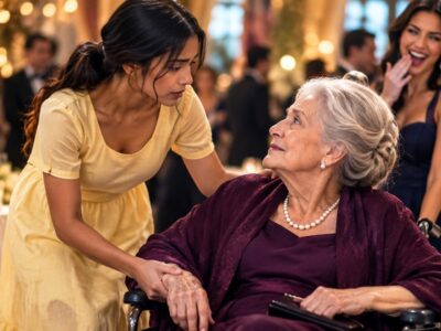 Poor Girl Mocked at a Luxury Wedding, She Helped an Elderly Woman Without Knowing Who She Really Was 