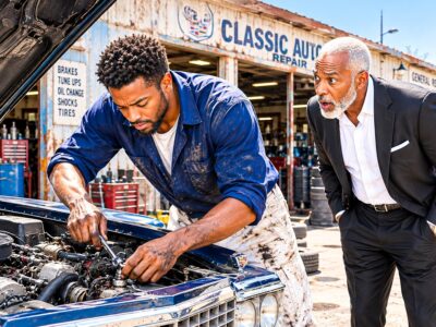 Poor Mechanic Fixed A Stranded Old Man’s Car For Free—Next Morning, 10 SUVs Arrived At His Garage 