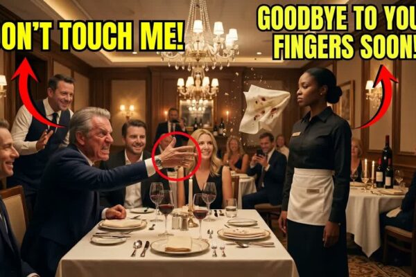 CEO Throws His Napkin at a Black Waitress at a 5 Star Restaurant — Then She Whispers 3 Words a