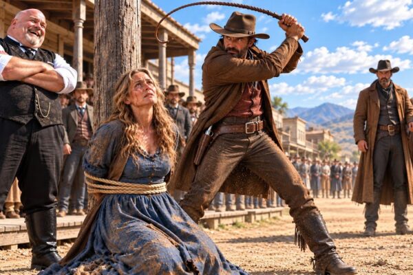 They Horsewhipped The Widow for Her Late Husband’s Mistakes – Until a Gunslinger Drew the Line