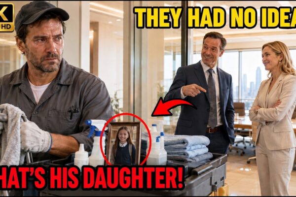 Single Dad Pretended to Be a Janitor at His Own Company—Then He Heard What They Said About His Daugh