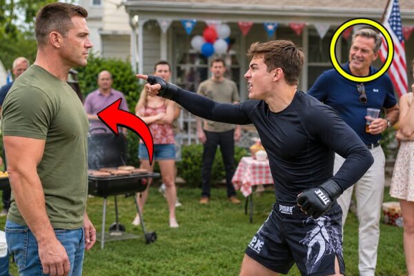 My Rich Neighbor’s Black Belt Son Demanded a Fight — Unaware I Once Led a Navy SEAL Team