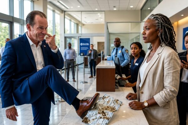 Bank Manager Wipes His Shoes With Black Woman’s $10M Check—Then CEO Says, “You’re Fired”