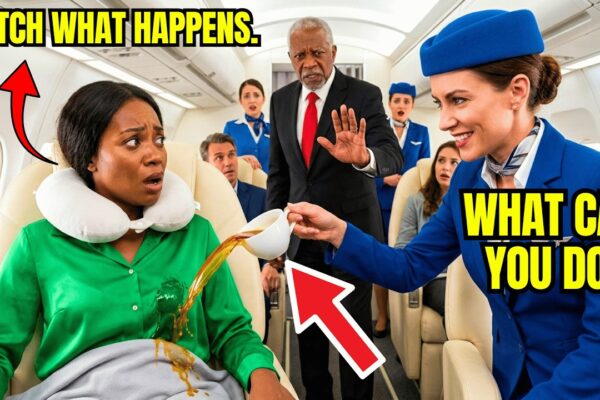 Flight Attendant Dumps Coffee on Sleeping Mom — 4 Mins Later, Entire Crew Fired on the Spot!