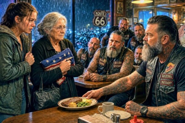 “Forget About Me… Can My Grandma Have Your Leftovers?” – Then The Hells Angel Said Just 4 Words