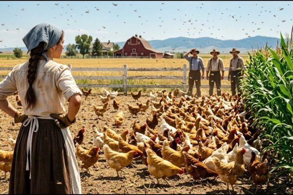 Everyone Called Her 1000 Sick Chicks a Waste—Until the Grasshoppers Came 