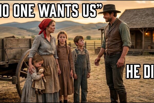 A Grieving Widow Arrived With Three Kids — The Lonely Cowboy Said, “I Wanted a Family”