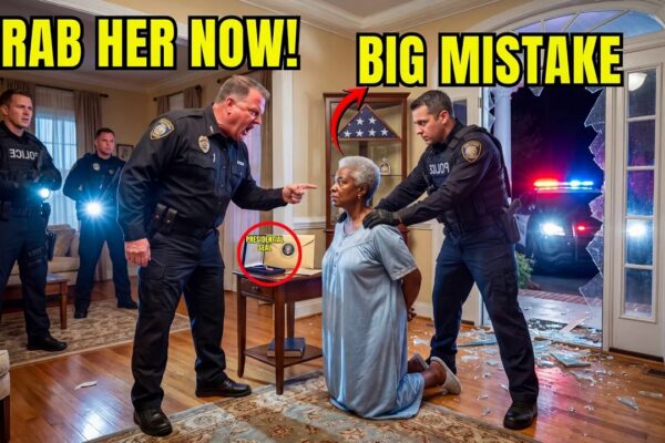 Cops Smash Black Widow’s Door at 3AM — Captain Falls to His Knees Seeing the President’s Seal