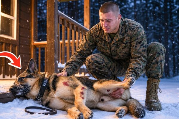 Marine Found a Wounded K9 at His Door—Then the Dog Led Him to a 3 Year Old Secret