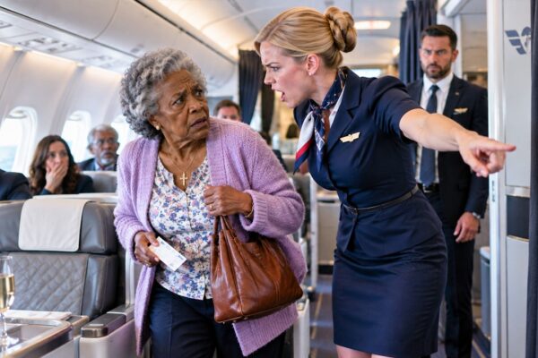 Flight Attendant Removes Elderly Black Woman From First Class — Not Knowing She’s the Airline CEO’s Mother