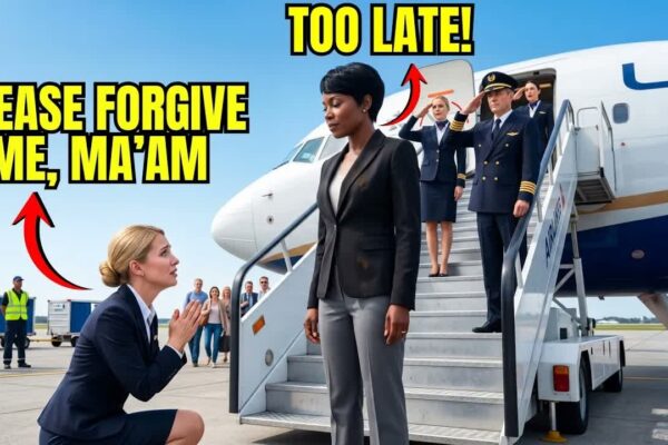 Flight Attendant Slapped Black Woman Onboard — Suddenly, Crew Stood and Saluted ＂Good Morning, 