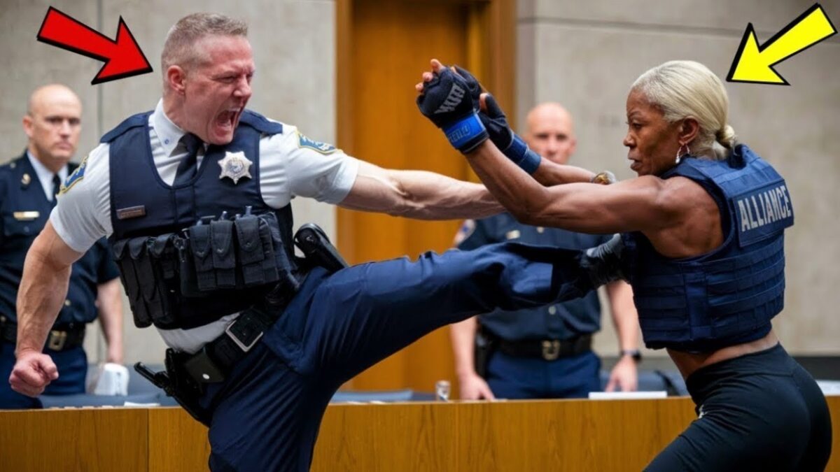 Racist Cop Manhandles Black Woman in Court—Then Freezes When He Learns Who She Is