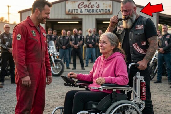 Poor Mechanic Gives Bikers Disabled Mother a Miracle — Next Day 300 Hells Angels Changed His life