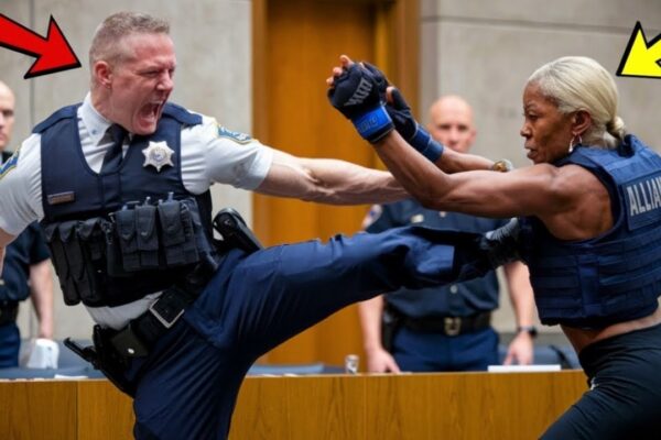 Racist Cop Manhandles Black Woman in Court—Then Freezes When He Learns Who She Is